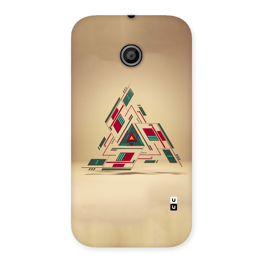 Maze Triangle Back Case for Moto E