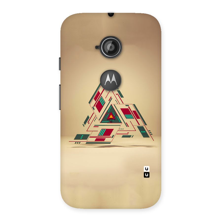 Maze Triangle Back Case for Moto E 2nd Gen
