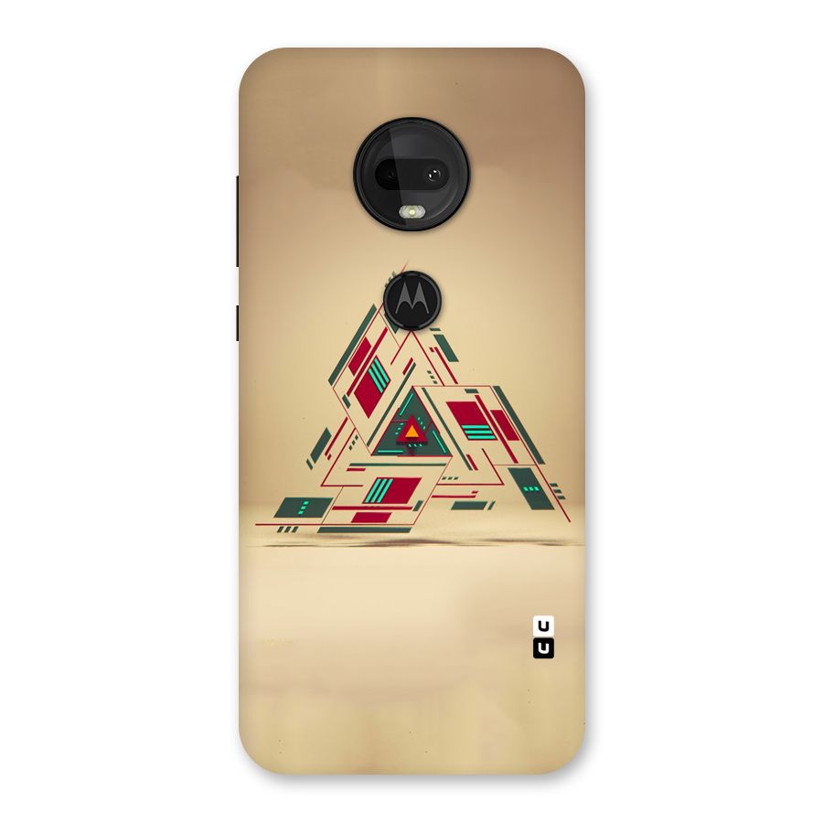Maze Triangle Back Case for Moto G7