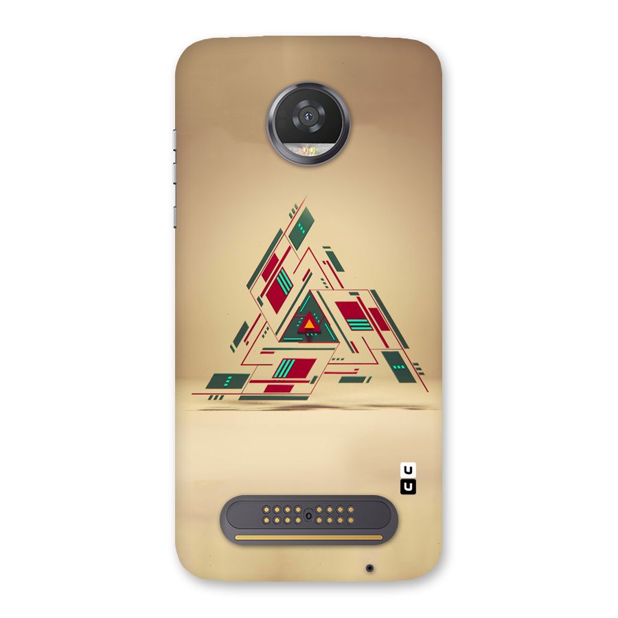 Maze Triangle Back Case for Moto Z2 Play