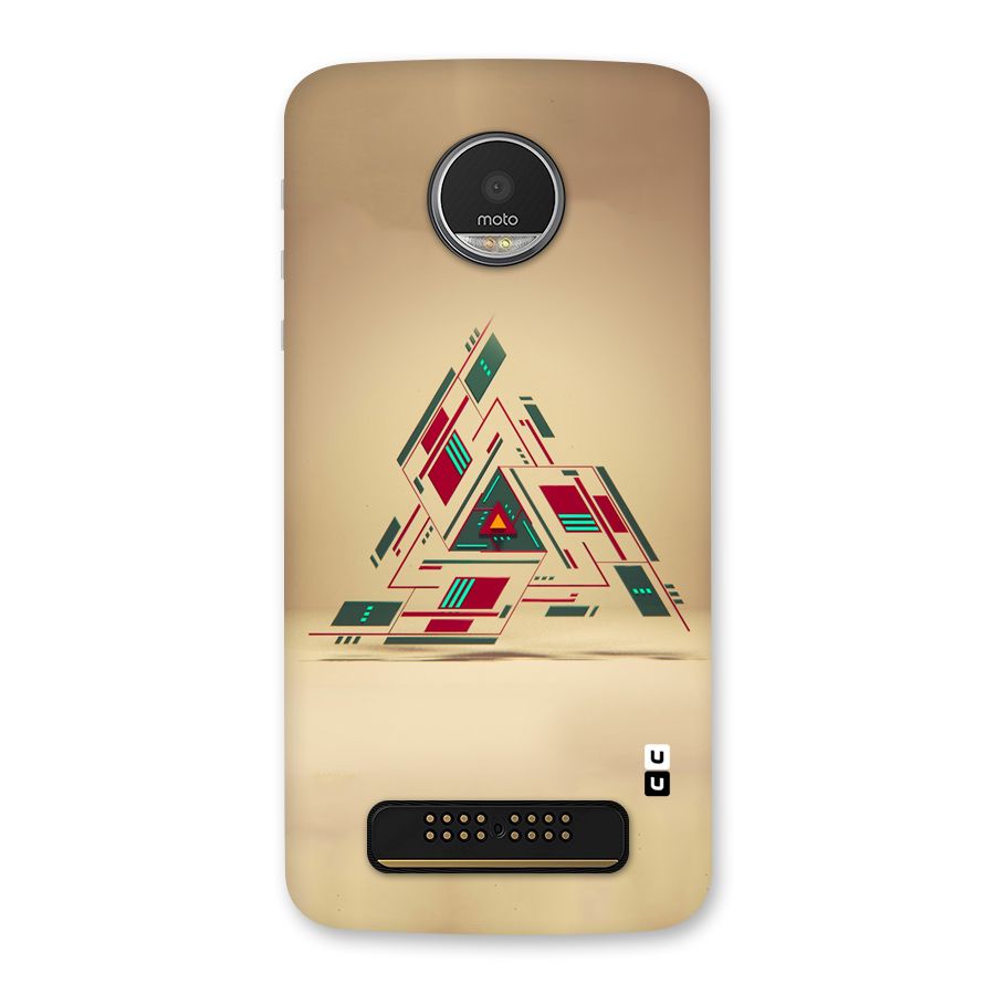 Maze Triangle Back Case for Moto Z Play