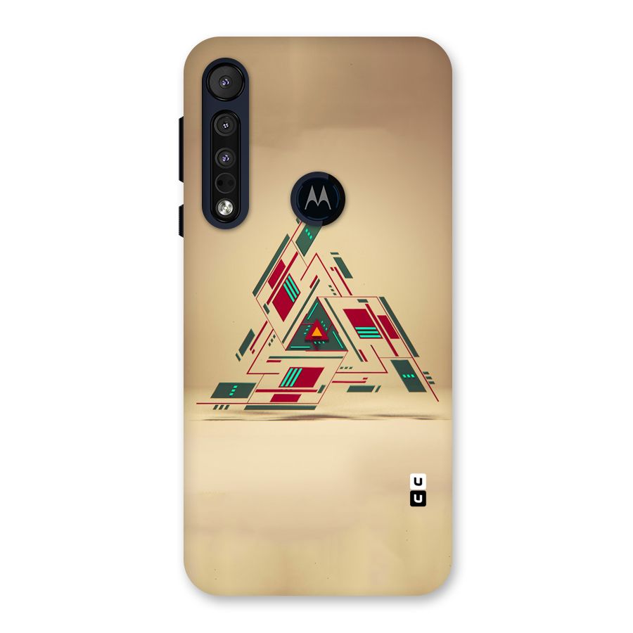 Maze Triangle Back Case for Motorola One Macro