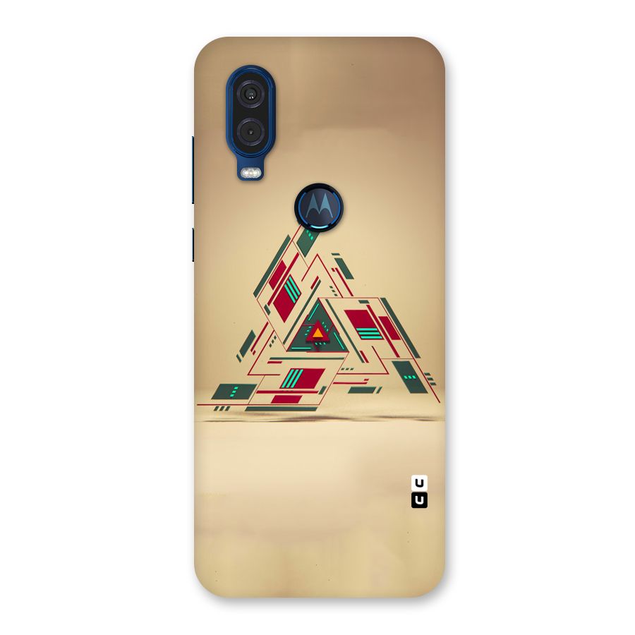 Maze Triangle Back Case for Motorola One Vision