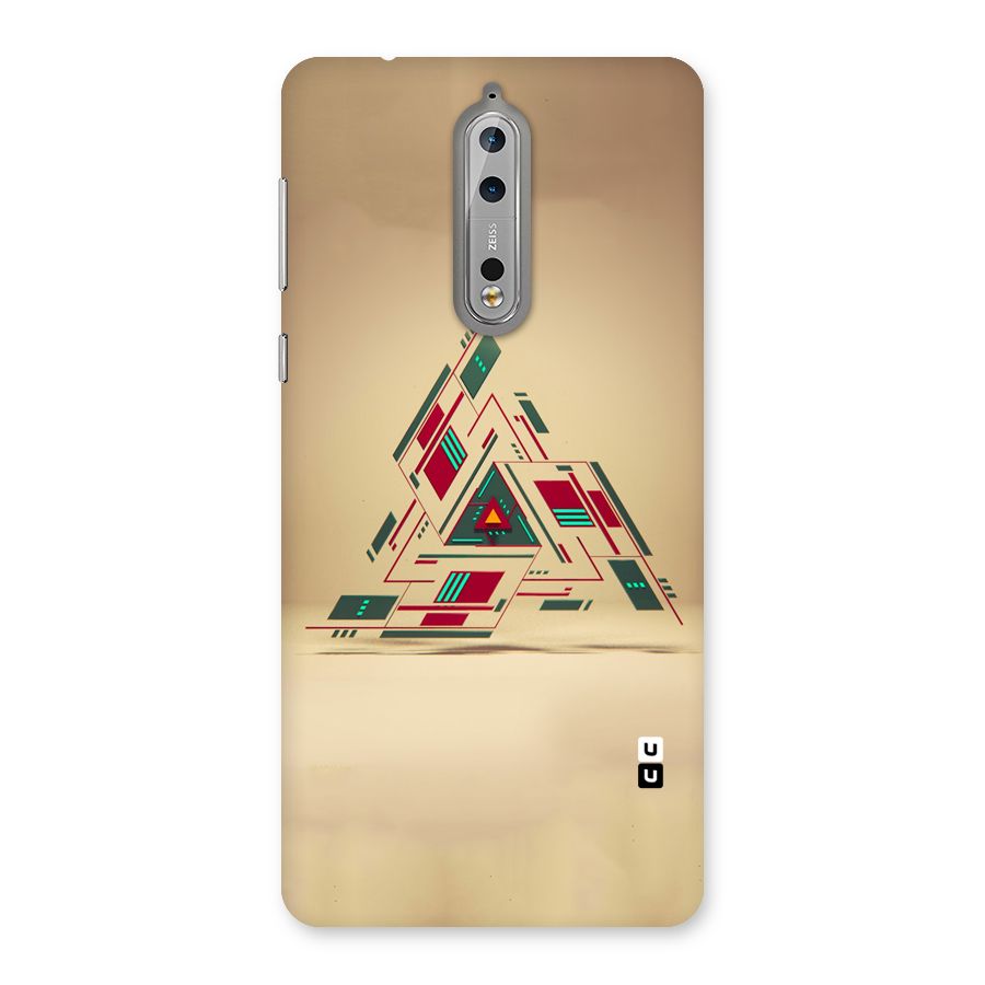 Maze Triangle Back Case for Nokia 8