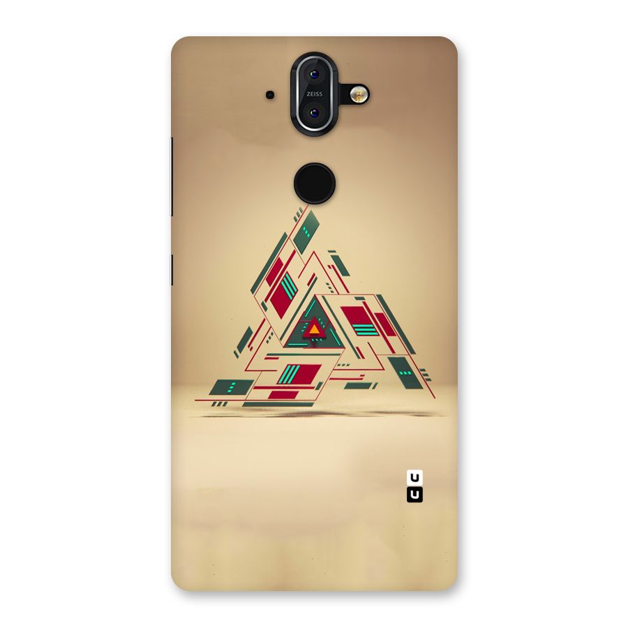 Maze Triangle Back Case for Nokia 8 Sirocco