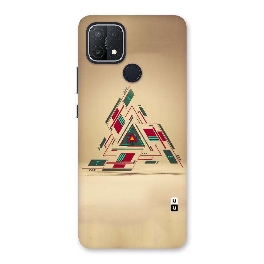 Maze Triangle Back Case for Oppo A15s