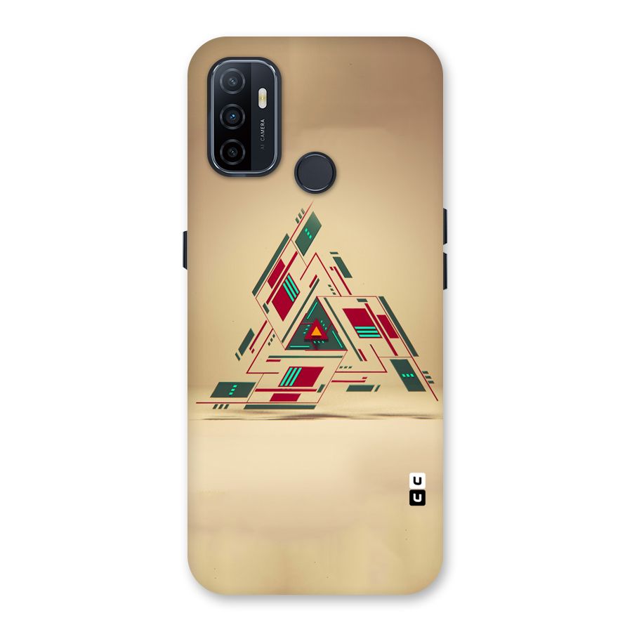Maze Triangle Back Case for Oppo A32