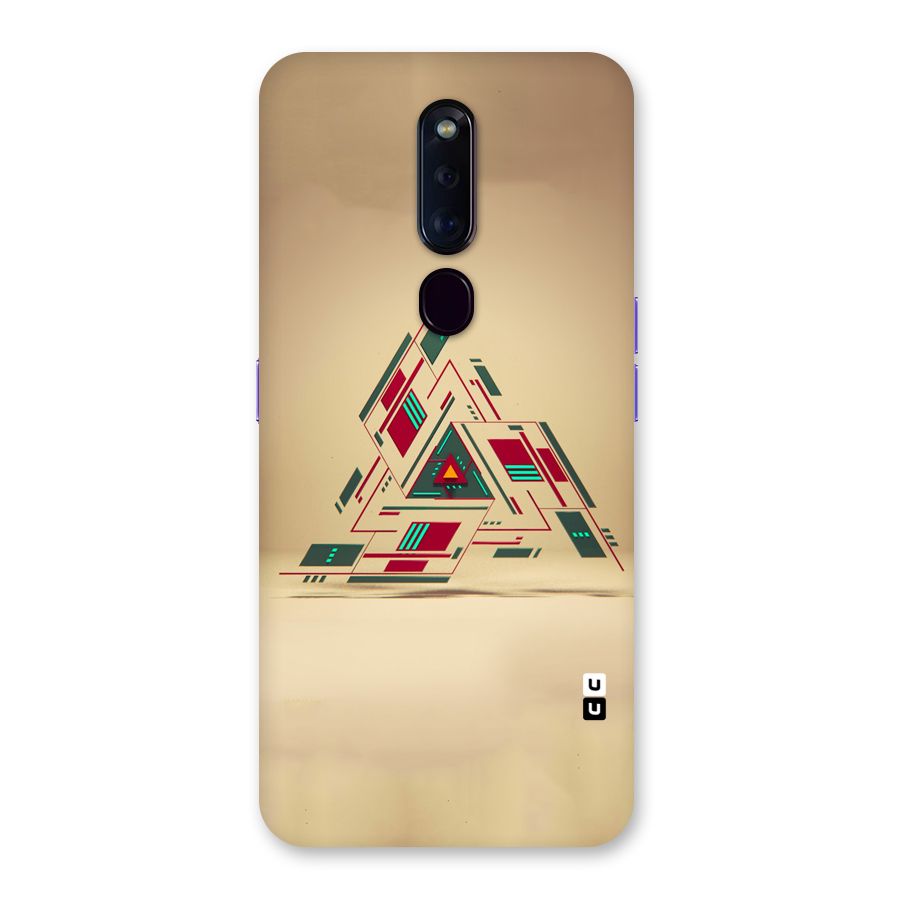 Maze Triangle Back Case for Oppo F11 Pro