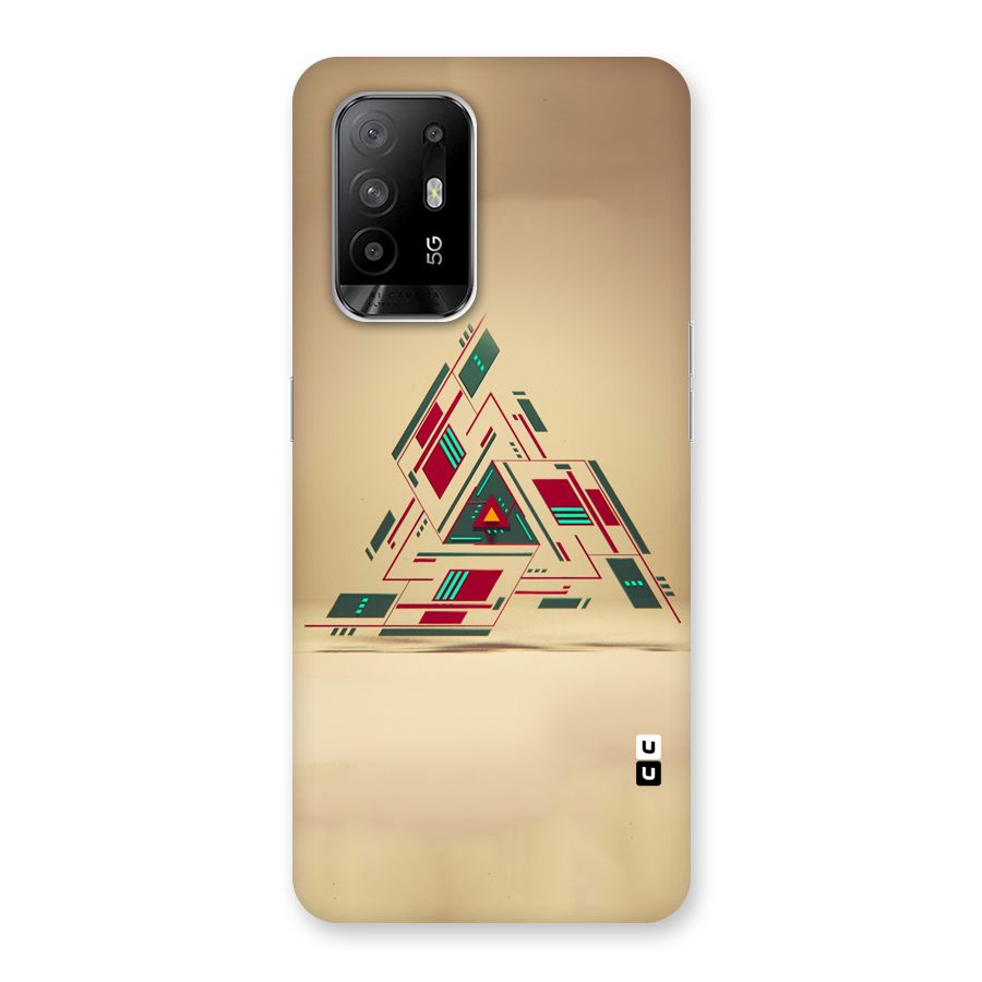 Maze Triangle Back Case for Oppo F19 Pro Plus 5G