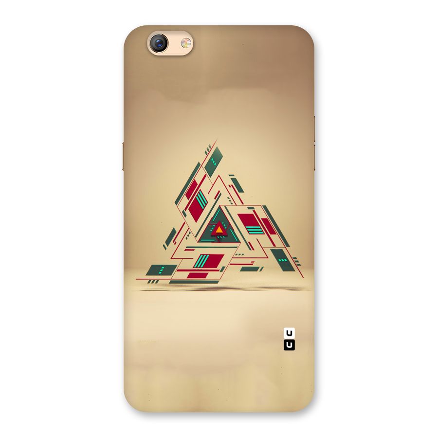 Maze Triangle Back Case for Oppo F3 Plus