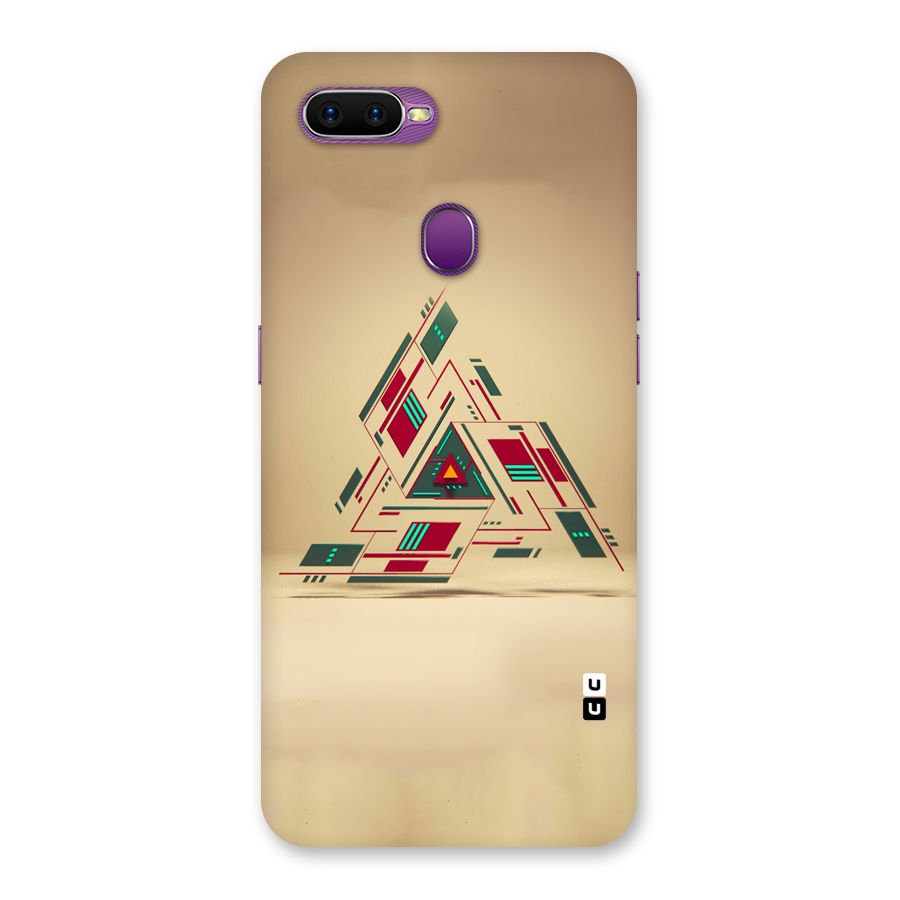 Maze Triangle Back Case for Oppo F9