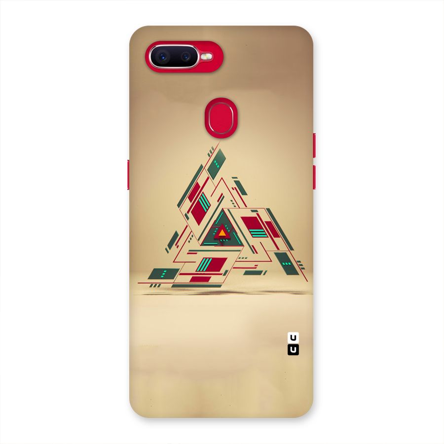 Maze Triangle Back Case for Oppo F9 Pro