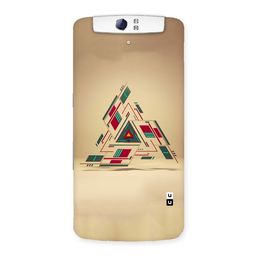 Maze Triangle Back Case for Oppo N1