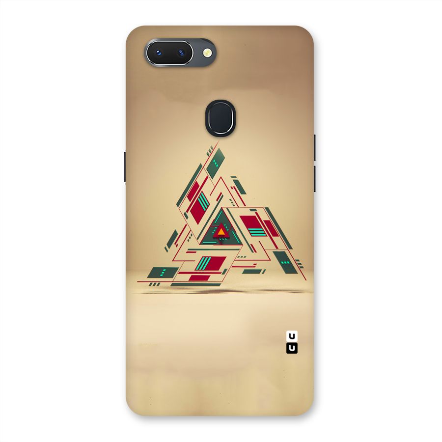 Maze Triangle Back Case for Oppo Realme 2