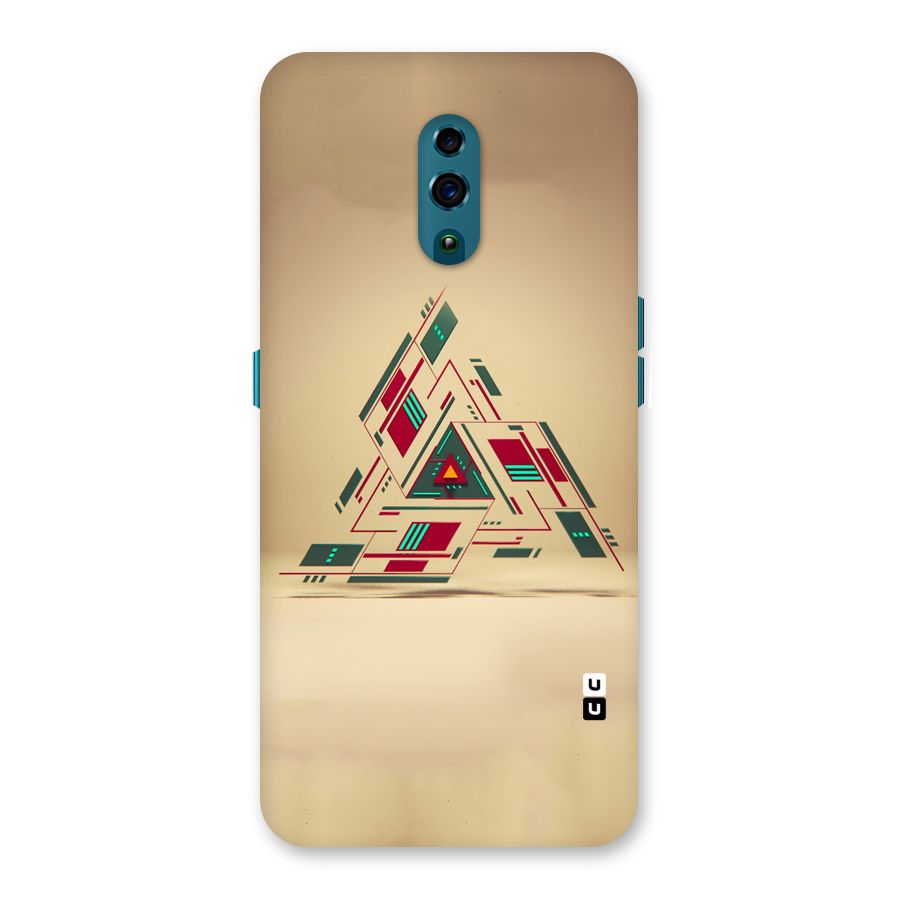 Maze Triangle Back Case for Oppo Reno