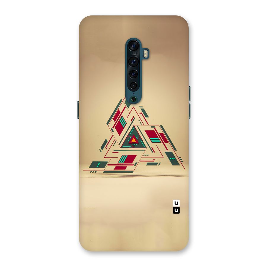 Maze Triangle Back Case for Oppo Reno2