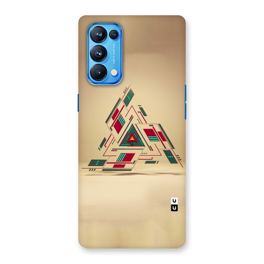 Maze Triangle Back Case for Oppo Reno5 Pro 5G