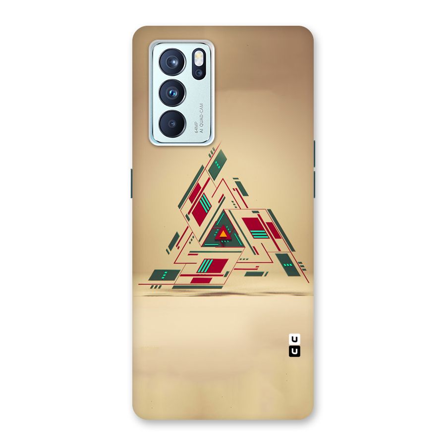 Maze Triangle Back Case for Oppo Reno6 Pro 5G