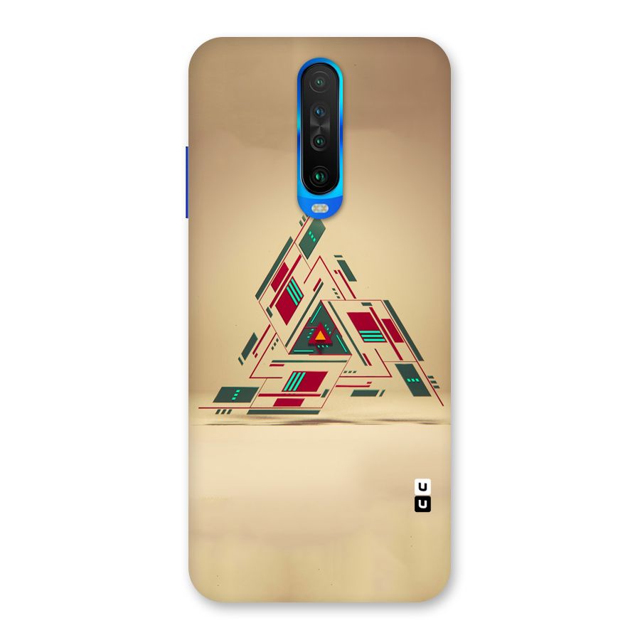 Maze Triangle Back Case for Poco X2