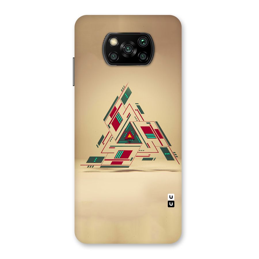 Maze Triangle Back Case for Poco X3