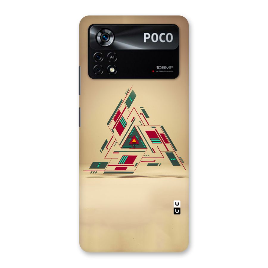 Maze Triangle Back Case for Poco X4 Pro 5G