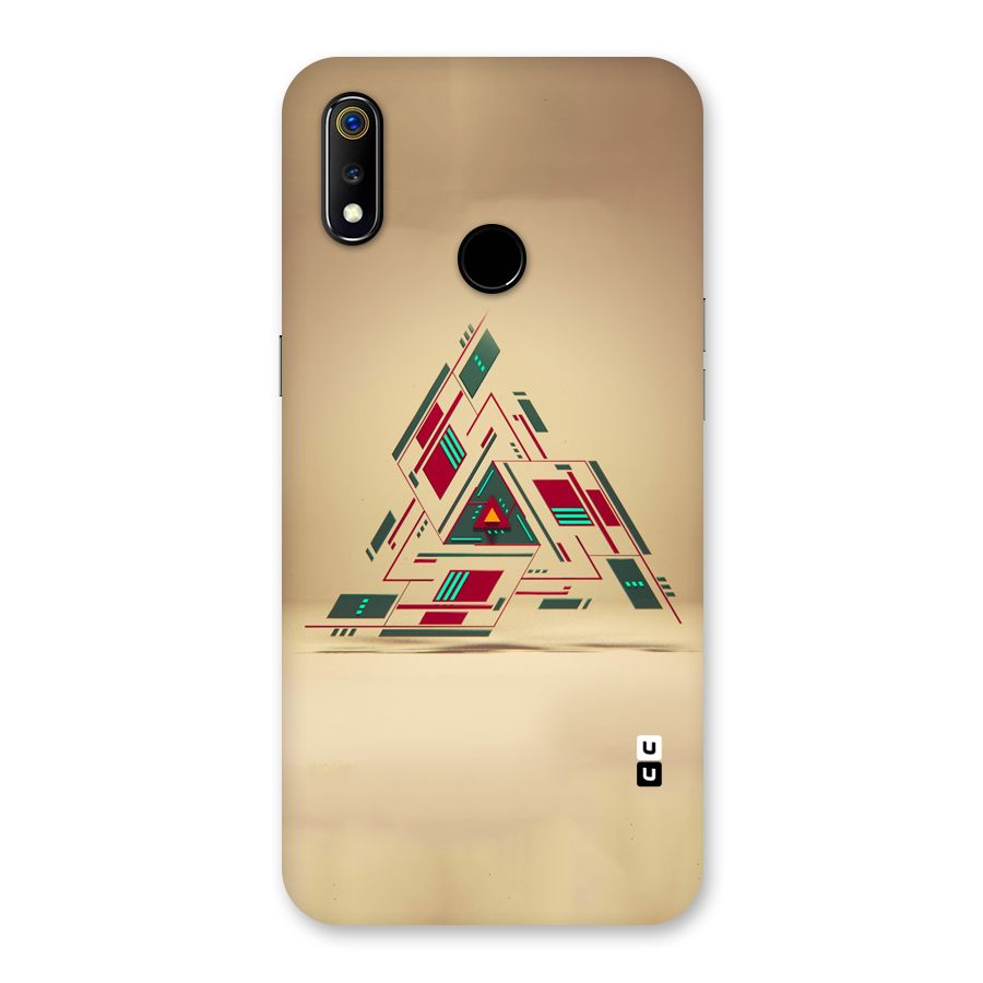 Maze Triangle Back Case for Realme 3