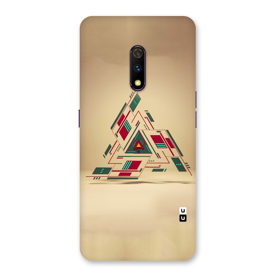 Maze Triangle Back Case for Realme X