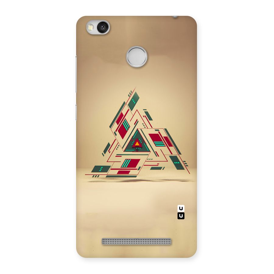 Maze Triangle Back Case for Redmi 3S Prime