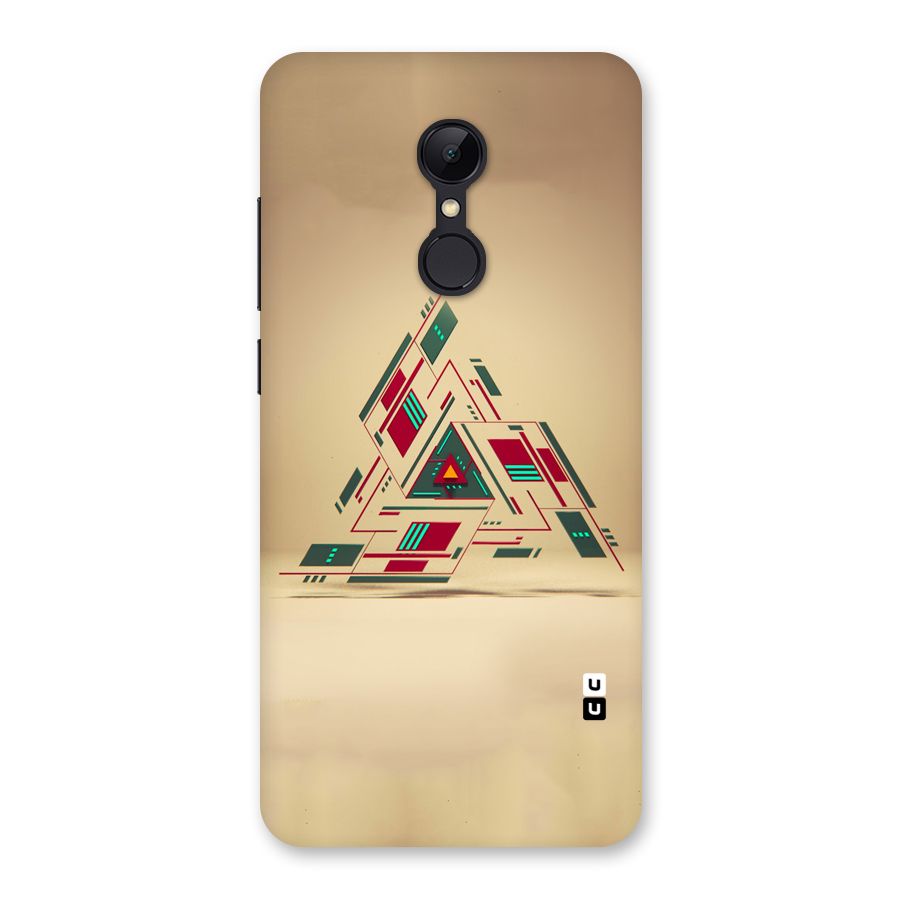 Maze Triangle Back Case for Redmi 5