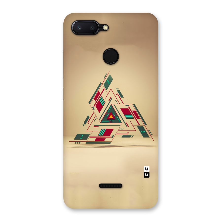 Maze Triangle Back Case for Redmi 6