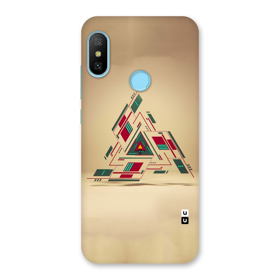 Maze Triangle Back Case for Redmi 6 Pro