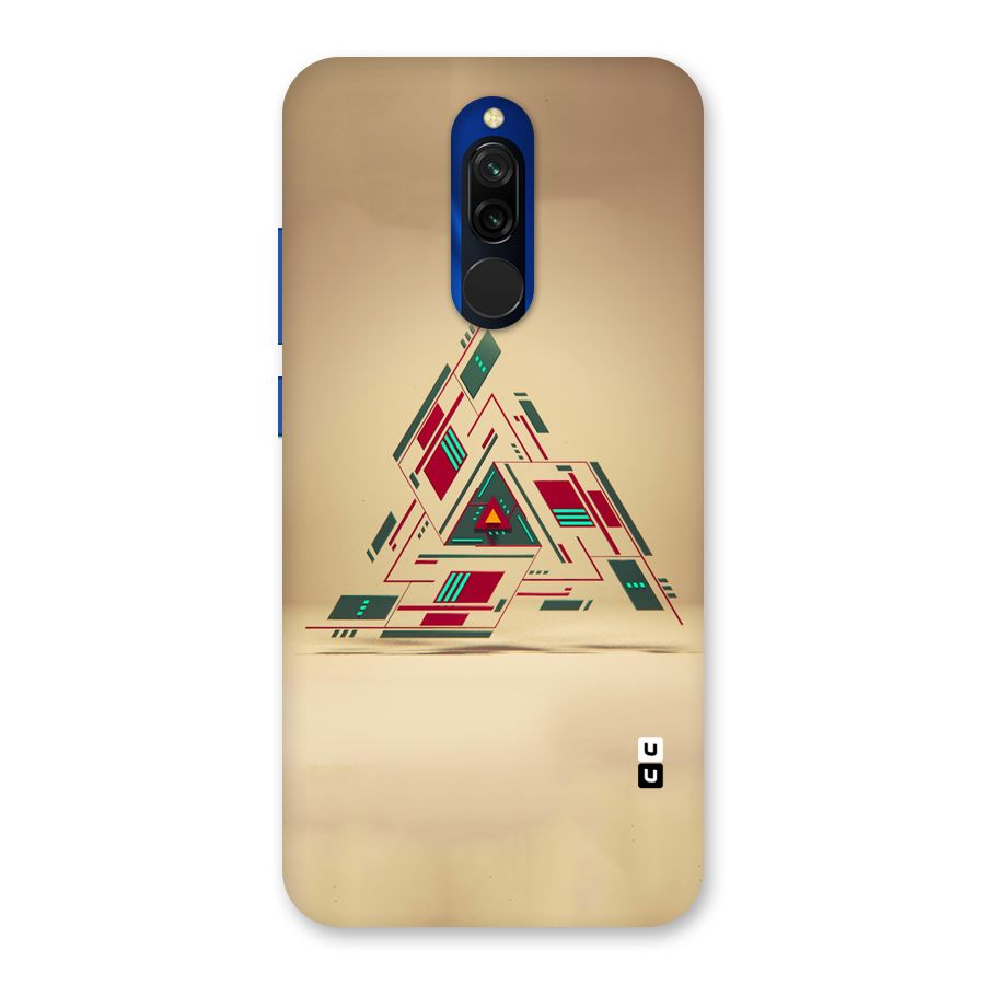 Maze Triangle Back Case for Redmi 8