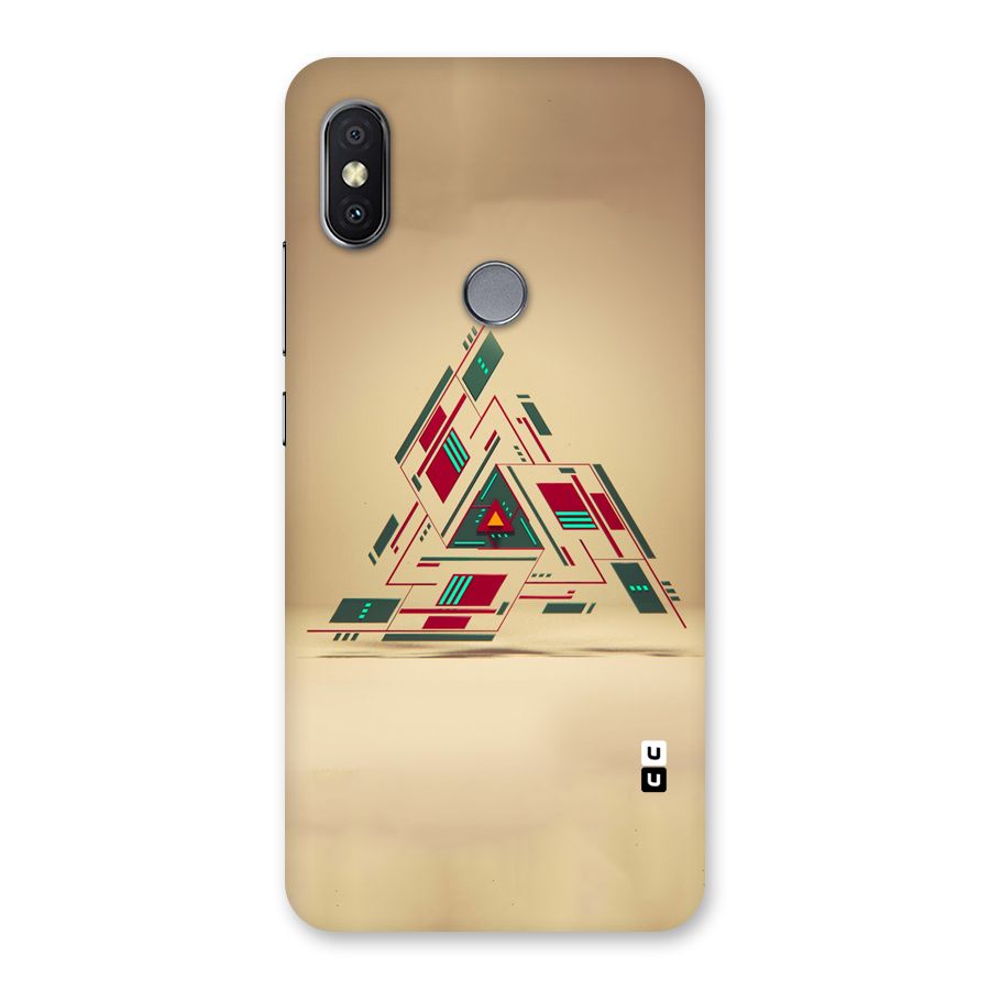 Maze Triangle Back Case for Redmi Y2