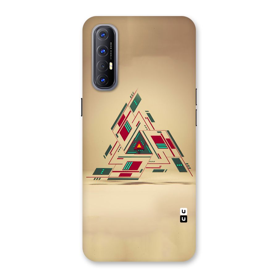 Maze Triangle Back Case for Reno3 Pro