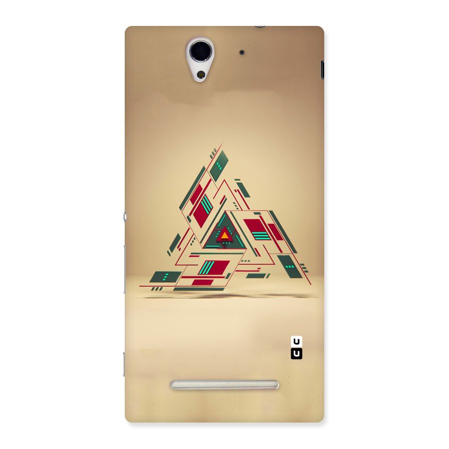 Maze Triangle Back Case for Sony Xperia C3