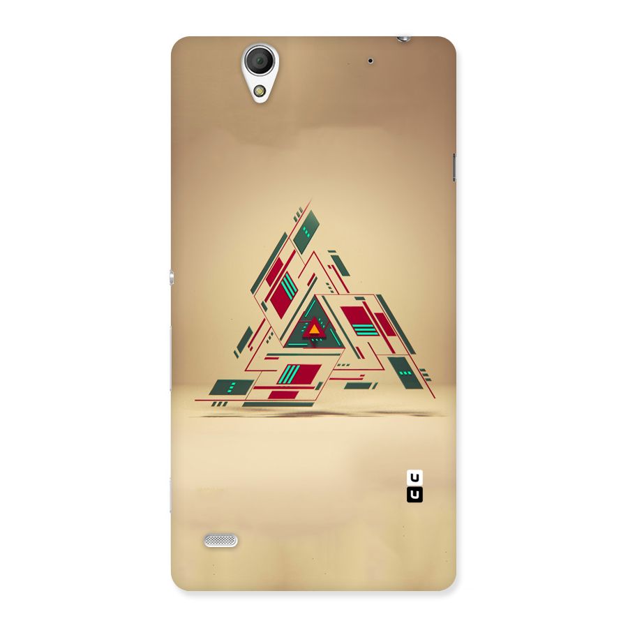 Maze Triangle Back Case for Sony Xperia C4