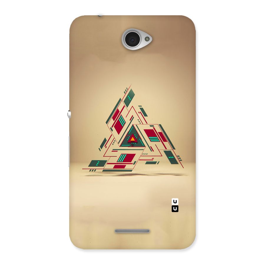 Maze Triangle Back Case for Sony Xperia E4