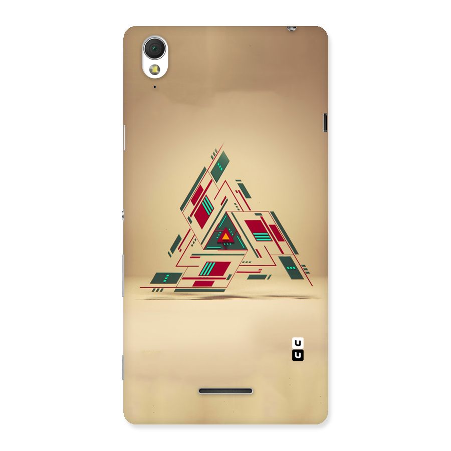 Maze Triangle Back Case for Sony Xperia T3