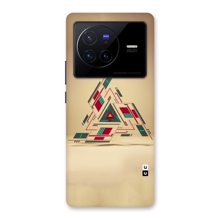 Maze Triangle Back Case for Vivo X80