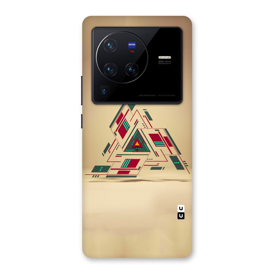 Maze Triangle Back Case for Vivo X80 Pro