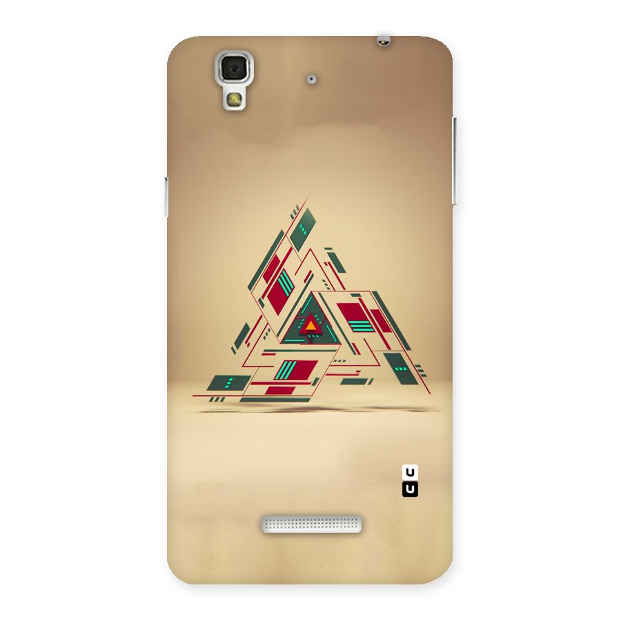 Maze Triangle Back Case for Yu Yureka