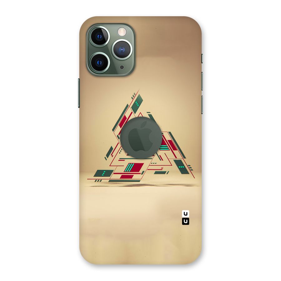 Maze Triangle Back Case for iPhone 11 Pro Logo  Cut