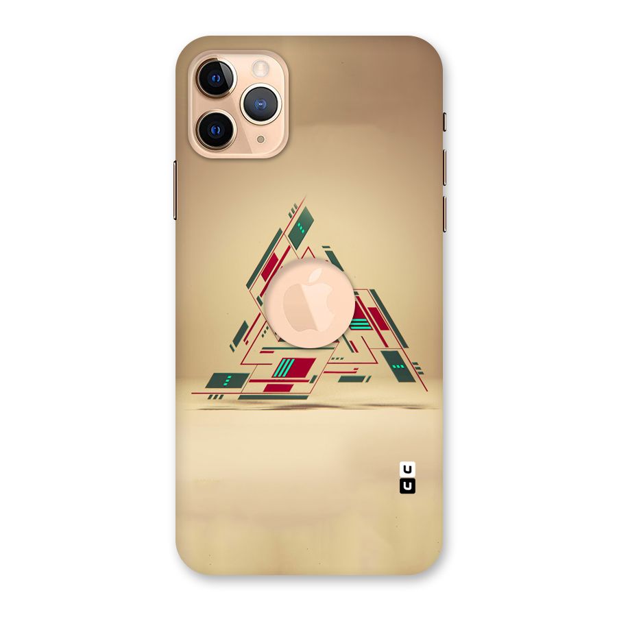 Maze Triangle Back Case for iPhone 11 Pro Max Logo Cut