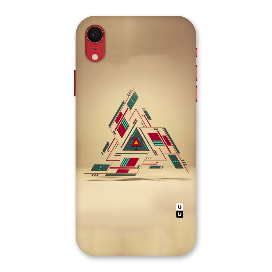 Maze Triangle Back Case for iPhone XR