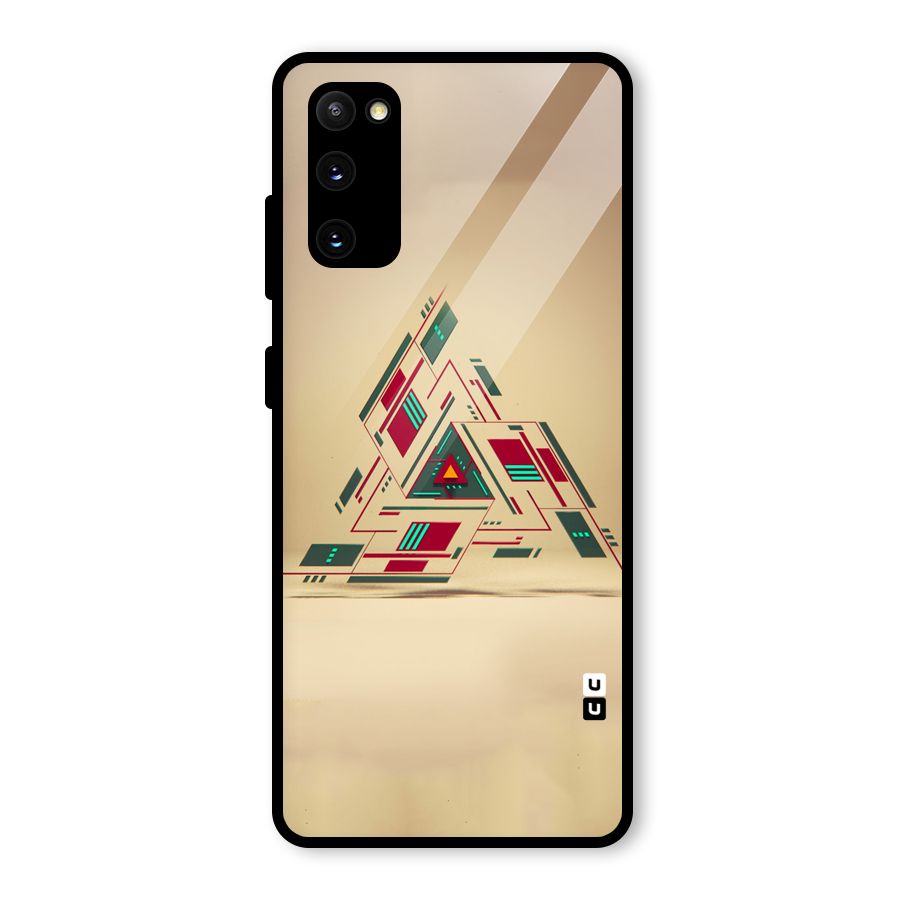 Maze Triangle Glass Back Case for Galaxy S20 FE 5G