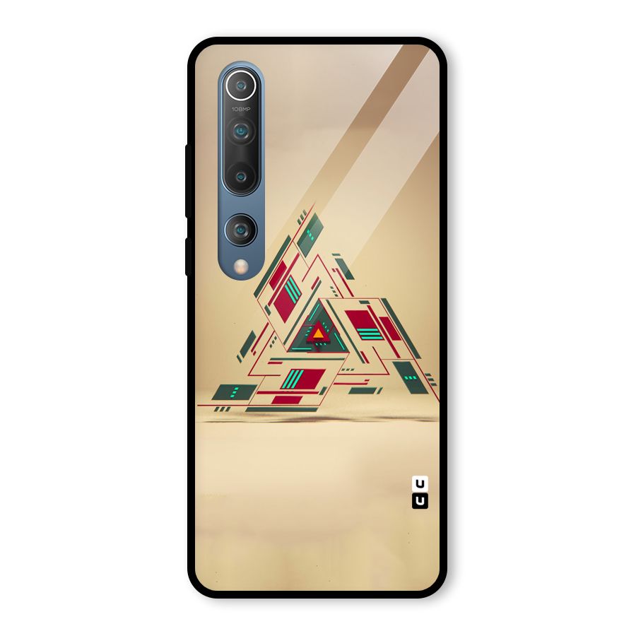 Maze Triangle Glass Back Case for Mi 10