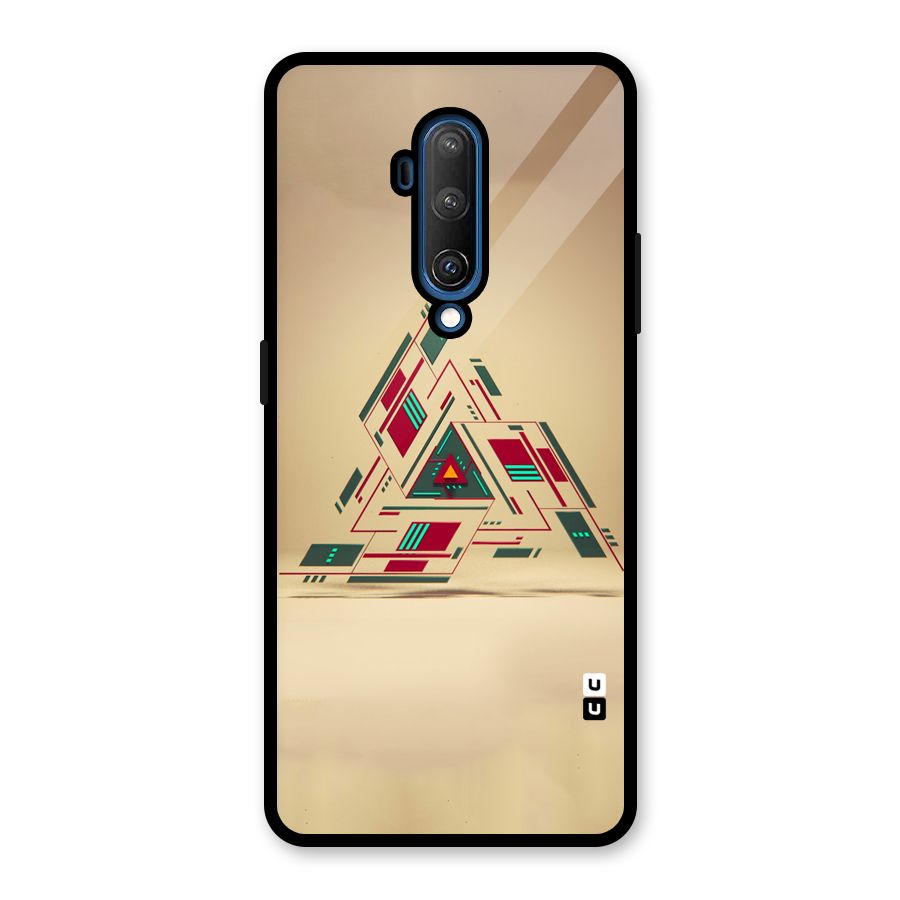Maze Triangle Glass Back Case for OnePlus 7T Pro