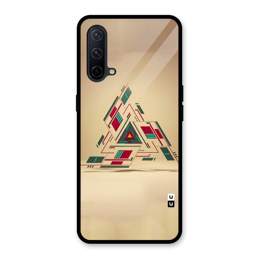 Maze Triangle Glass Back Case for OnePlus Nord CE 5G