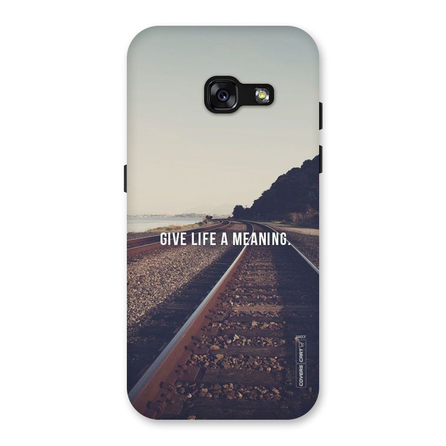 Meaning To Life Back Case for Galaxy A3 (2017)