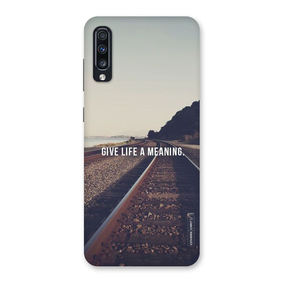 Meaning To Life Back Case for Galaxy A70